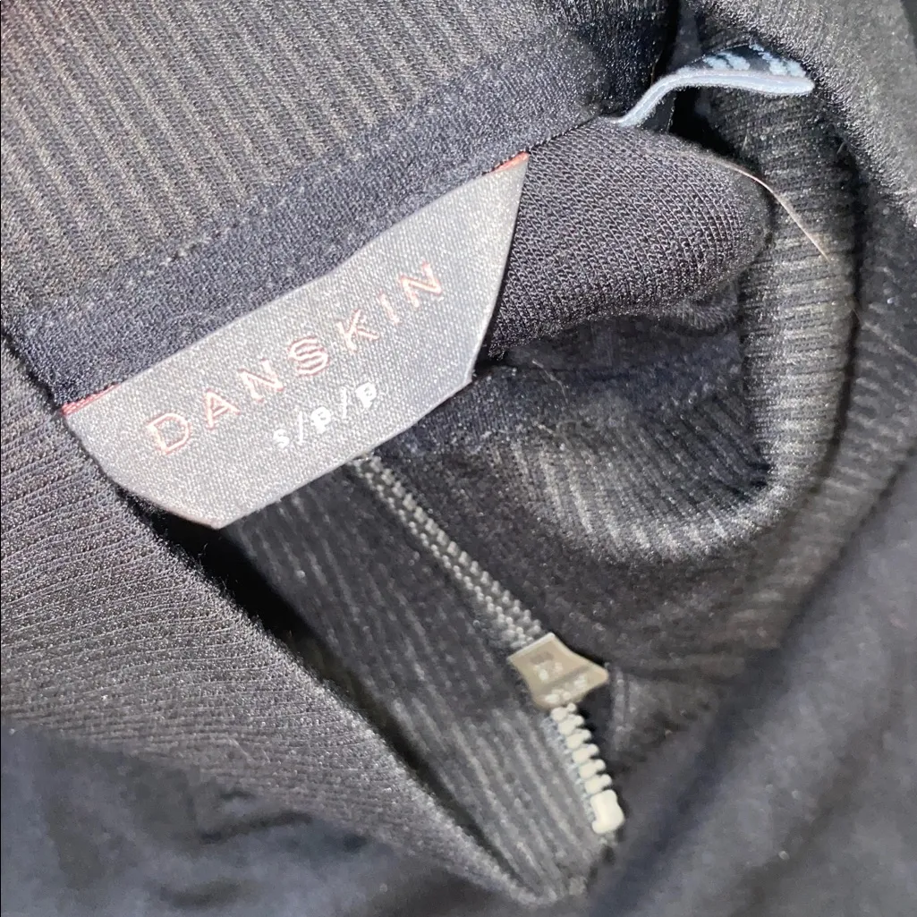 Danskin Black Half Zip Sweatshirt - Image 3