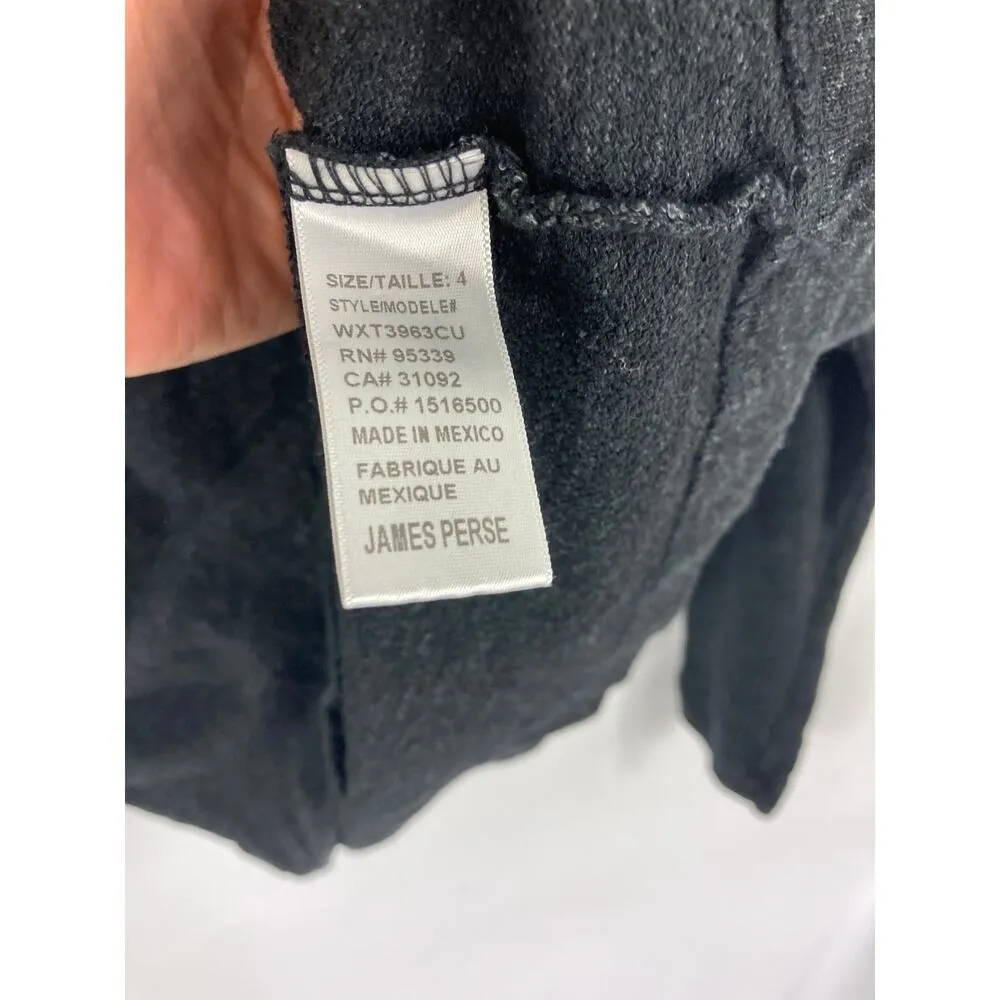 Standard James Perse V Neck Dark Grey Sweater Size 4 / XL - Image 3