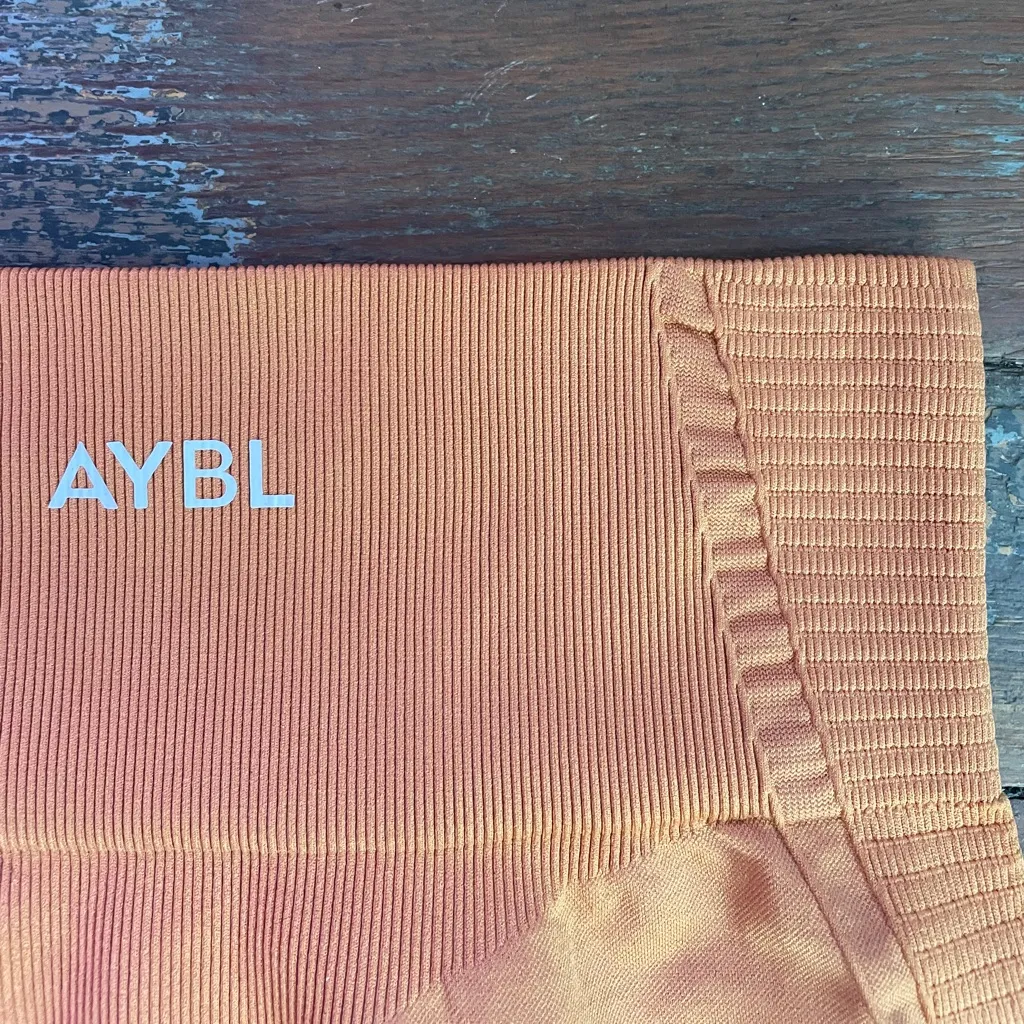 AYBL BALANCE V2 SEAMLESS SHORTS Gym Lift Train Run Spiced Orange - Sz S 💛🎀 - Image 6