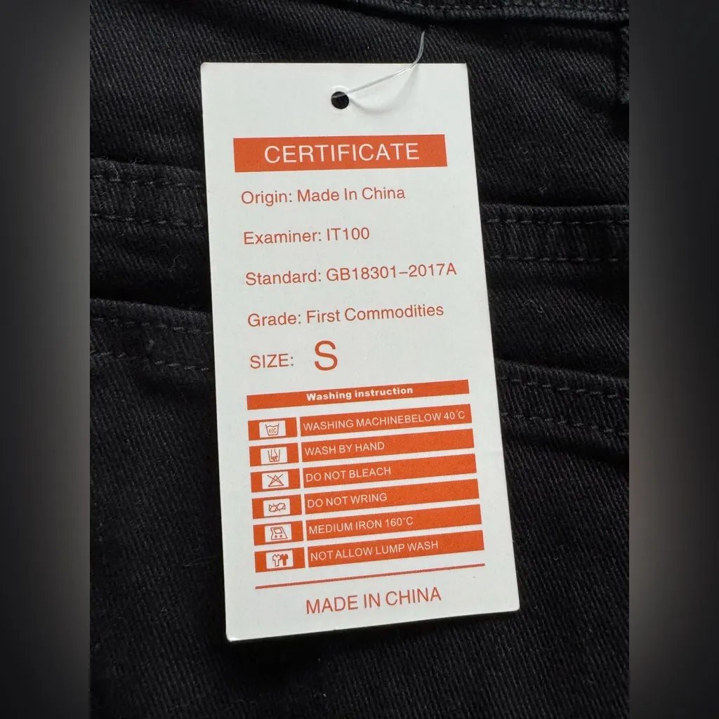 New Collection Black Pearl Embellished Wide Leg Jeans small NWT Size undefined - Image 5