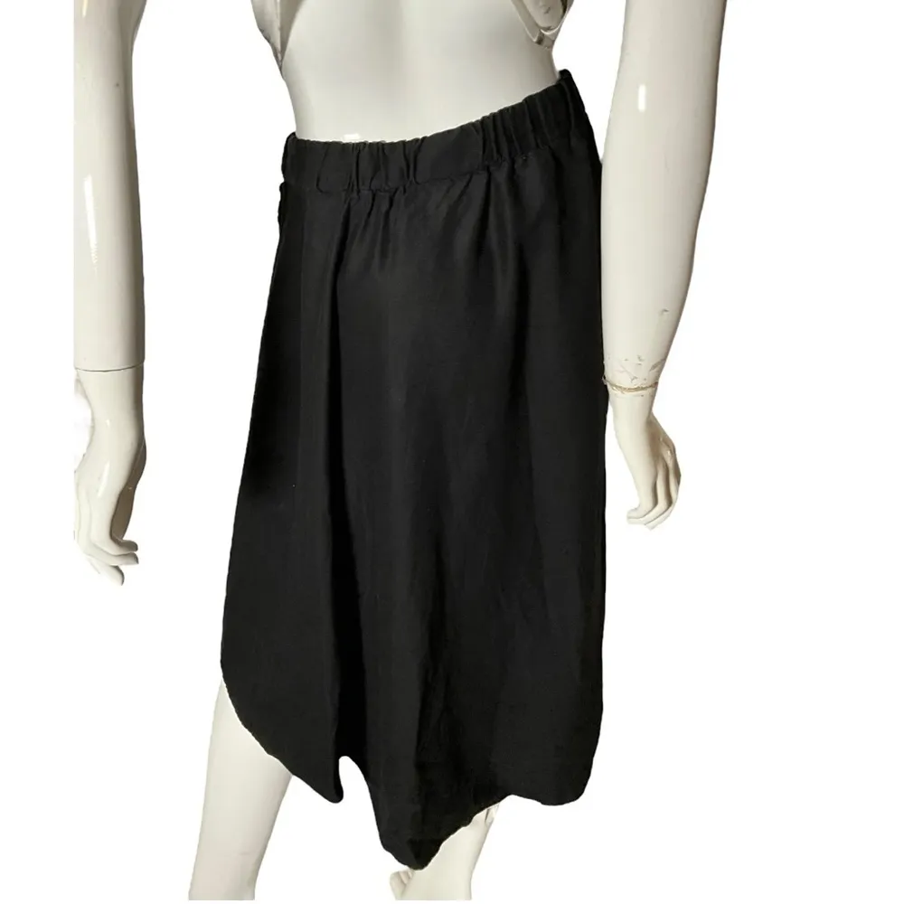 Zara‎ pull-on asymmetric black skirt medium - Image 5