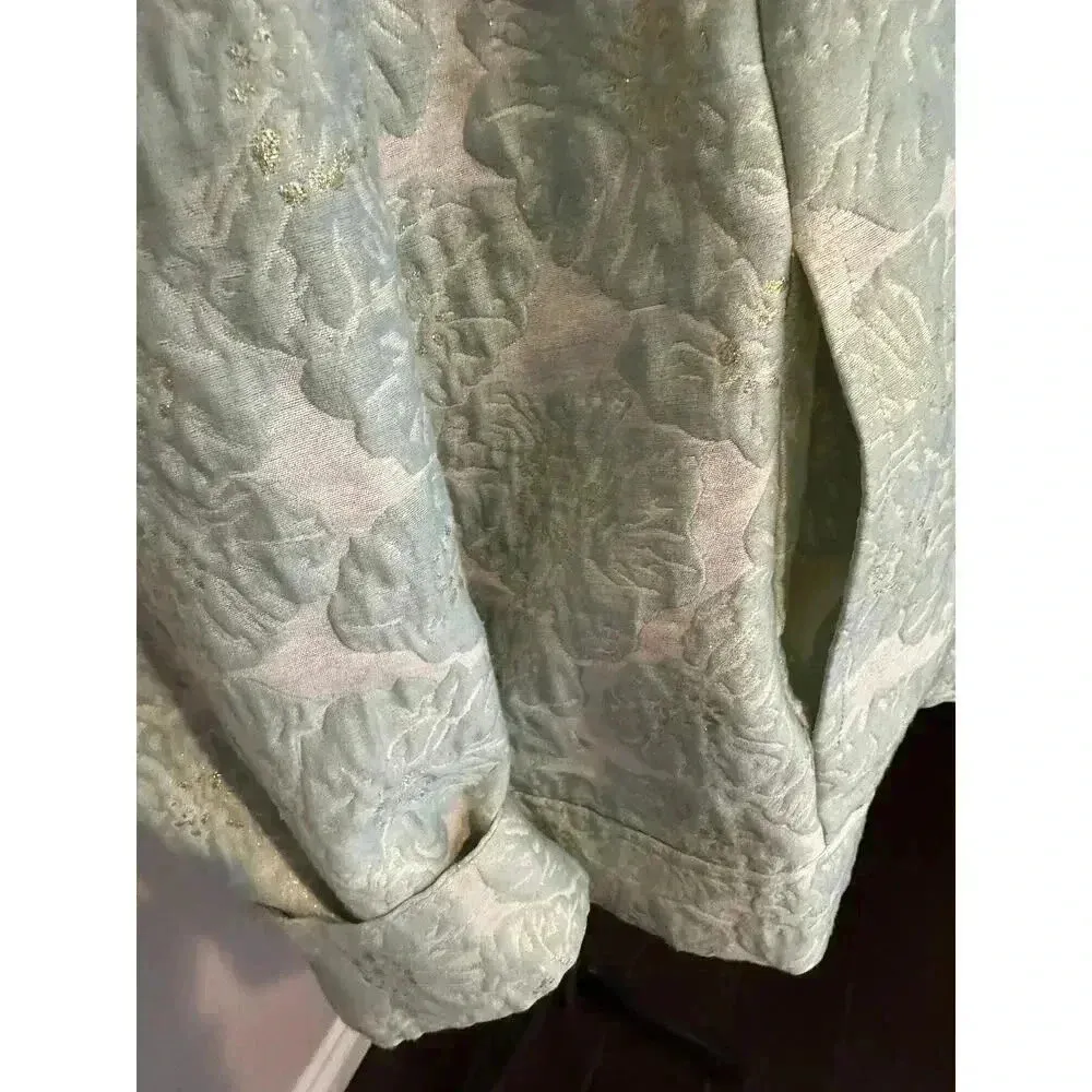 Drapers and Damons Zip up Blazer Green/Cream Size 1X Green - Image 3