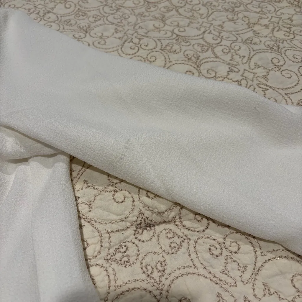 JOH Women's Cream Blazer with Zipper Accents Size XL - Image 9