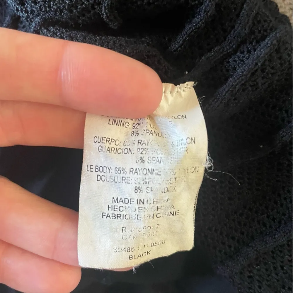 Bebe Y2K Vintage Whimsigoth Knit Babydoll Alternative Grunge Mini Tank Dress S - Image 7