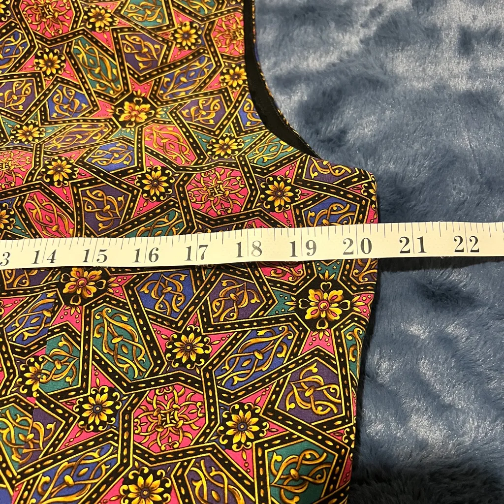 Talbots Vintage silk vest by  90’s  size 14 - Image 5