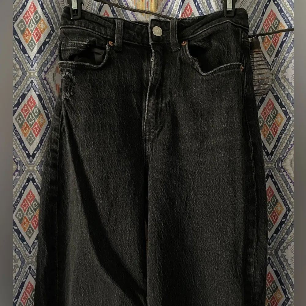 high waisted straight leg jeans - Image 3