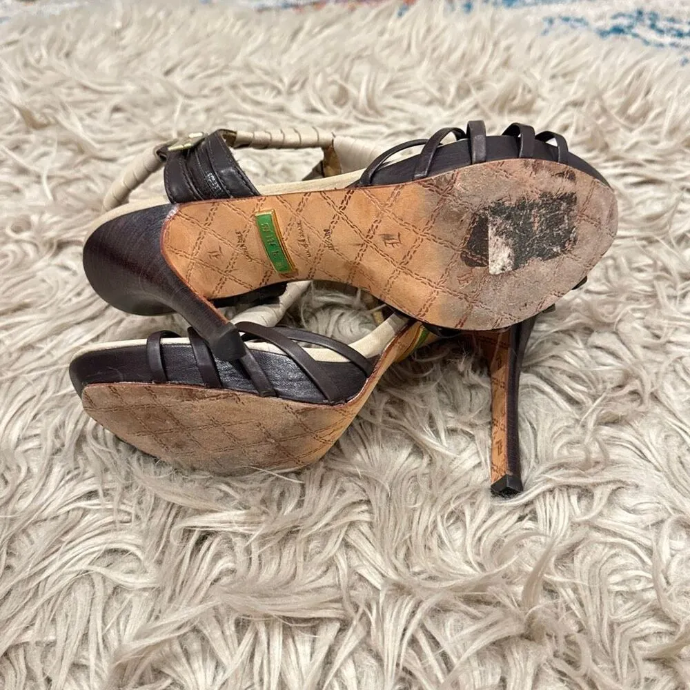 L.A.M.B. Zada ankle strap high heel sandal size 9.5 - Image 2