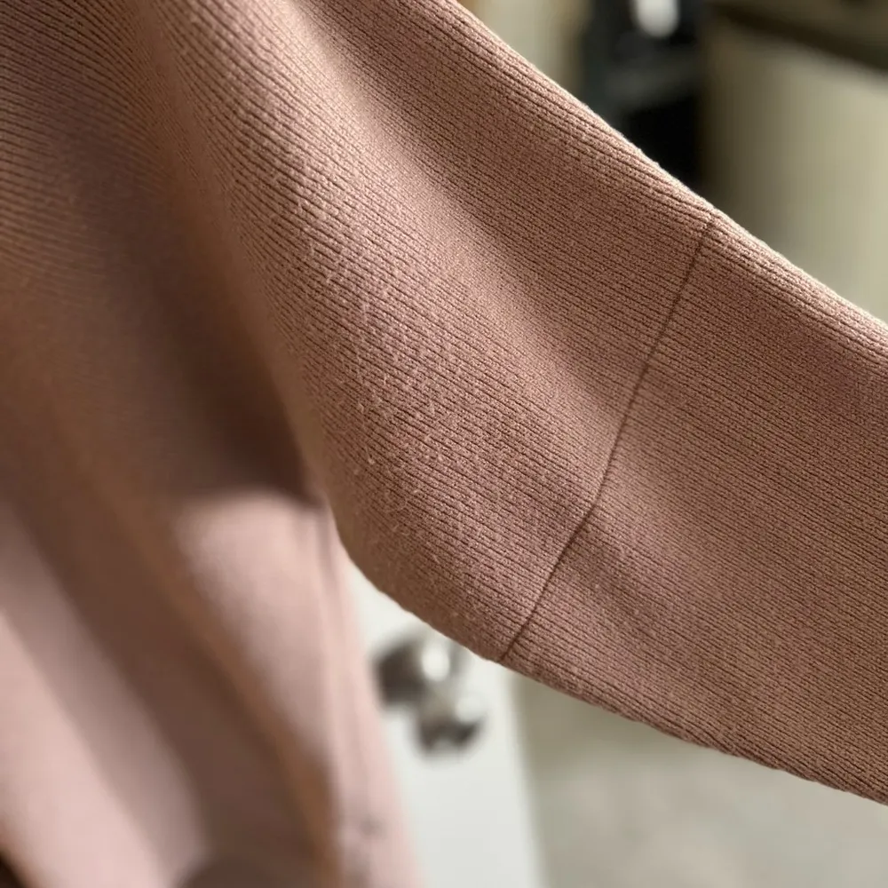 ANRABESS Women Quarter Zip Oversized Knit Cozy Pullover Sweater - Image 4