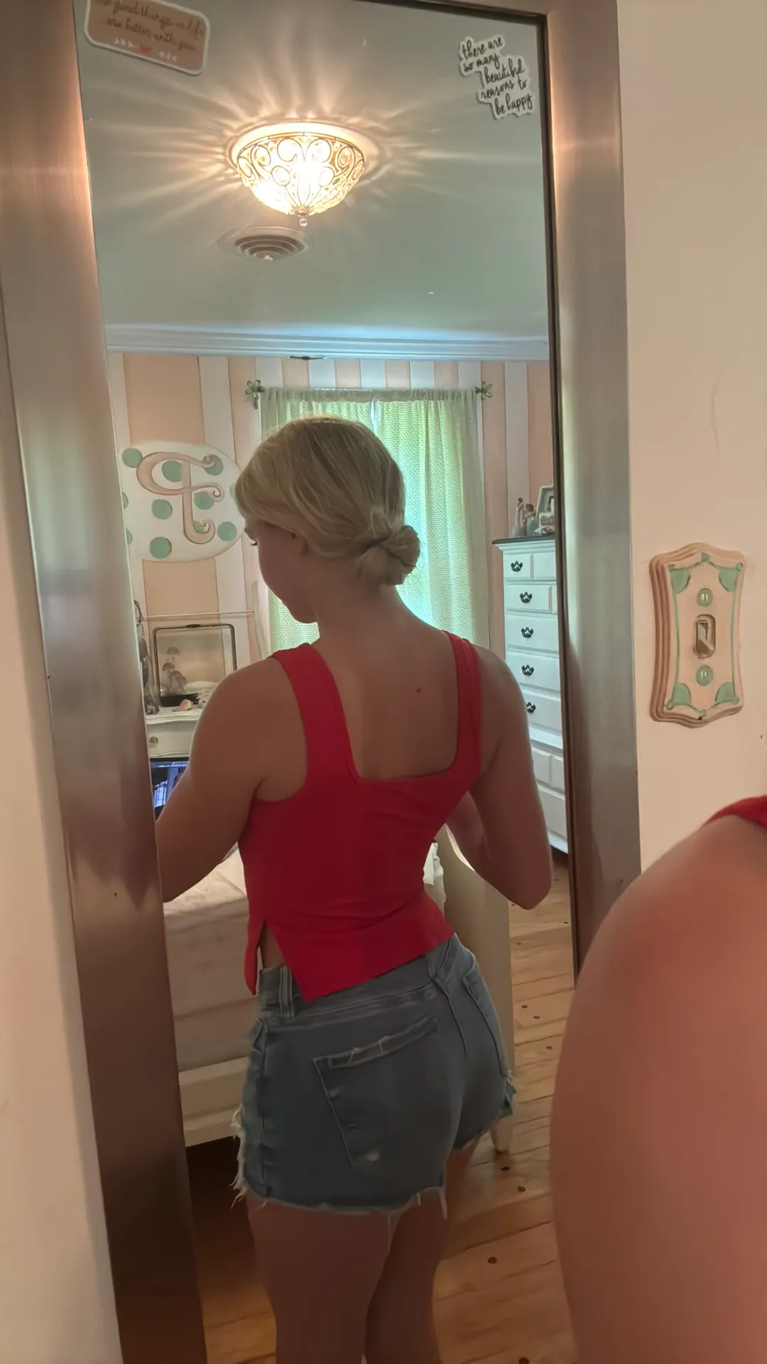 Trendy Queen Top Red Size XS - Image 2