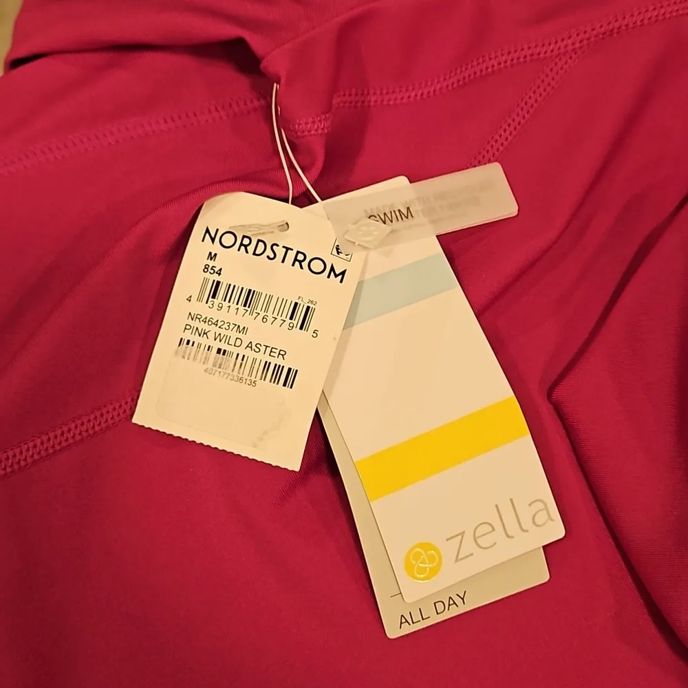 💕ZELLA💕 Excursion Hooded Long Sleeve Dress ~ Pink Wild Aster Medium M NWT - Image 14