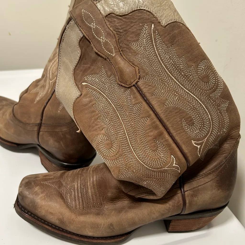 Idyllwind Lawless Western Boots Brown Size 7 - Image 6