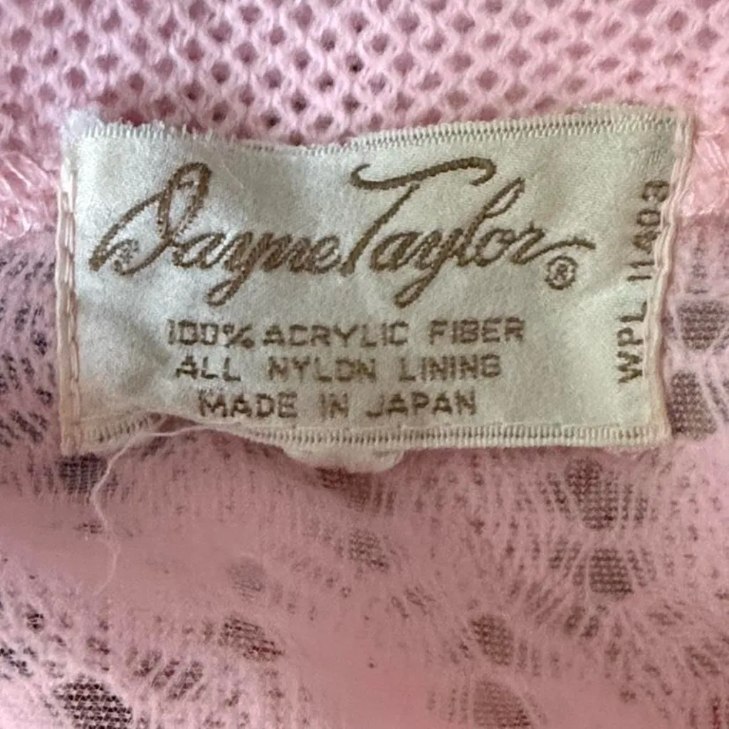 Vintage 60s Knit Cardigan Pink Size M - Image 6