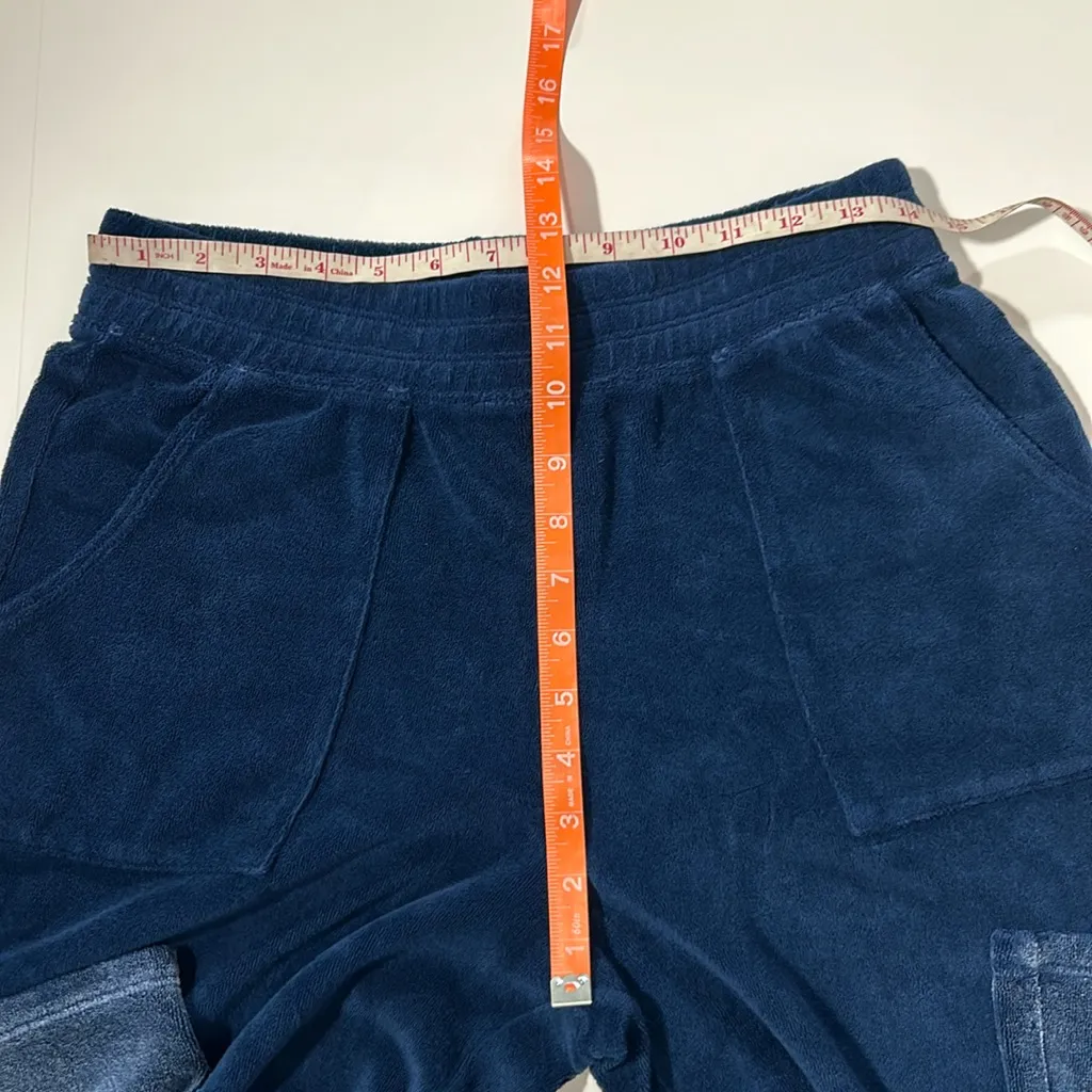 Electric & Rose Terry Cloth Sweatsuit Blue Ombré Medium NWT - Image 10