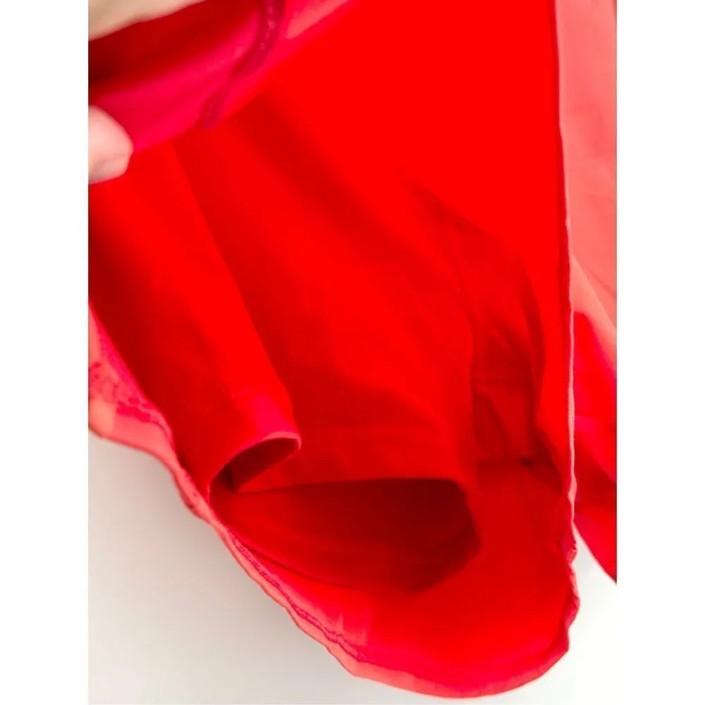 Nike Shorts Womens Size Large Red Athletic DRI-FIT Lined - Image 6