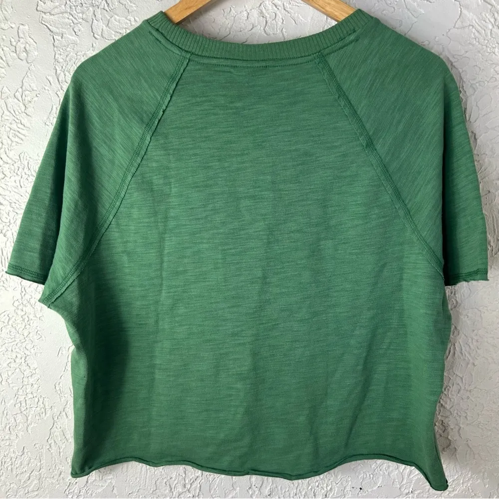 PINK VS | Summer Lounge Cotton Short Sleeve Cropped Oversized Shirt Size M - Image 4