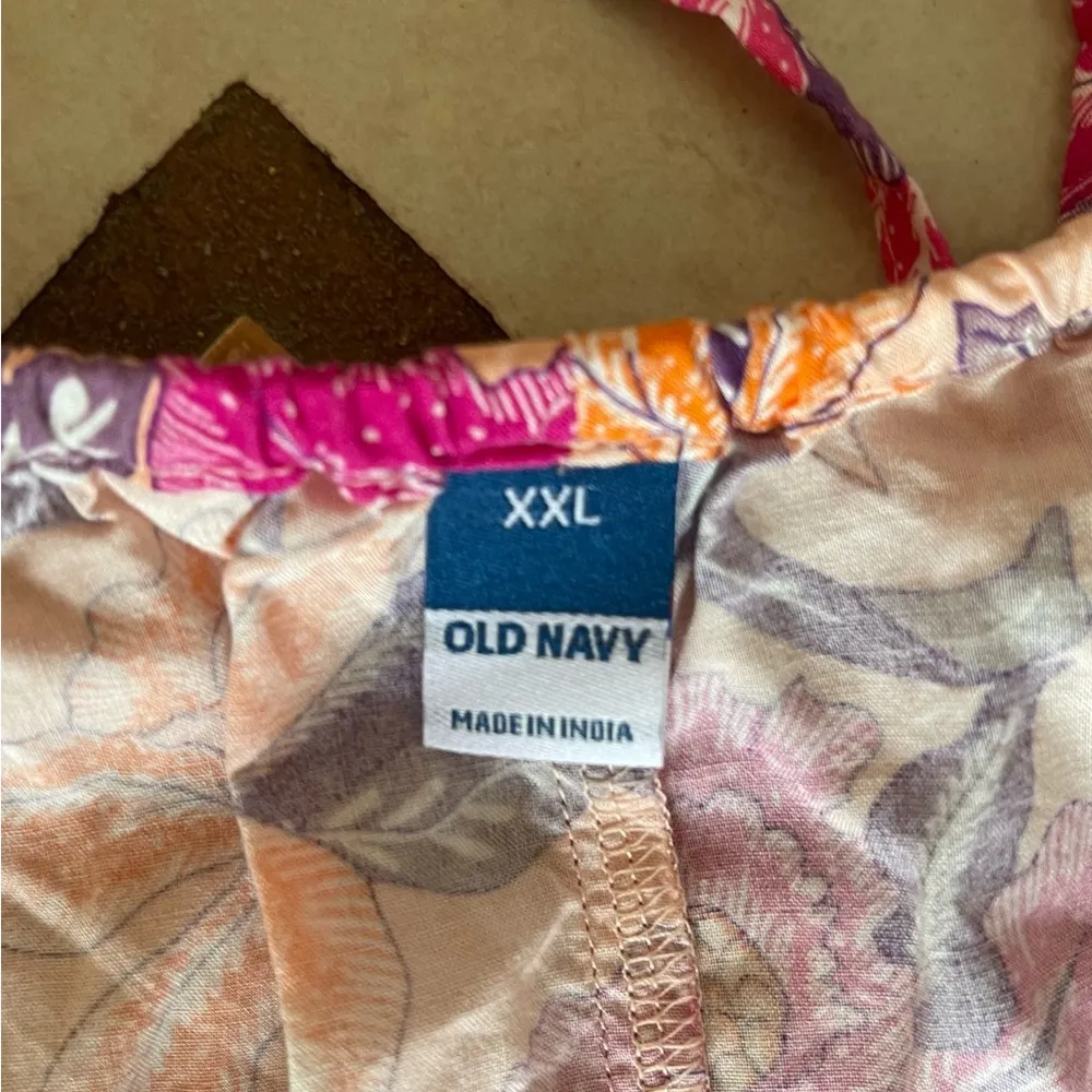 Old Navy Floral Maxi Dress - Pink and Orange - Image 4