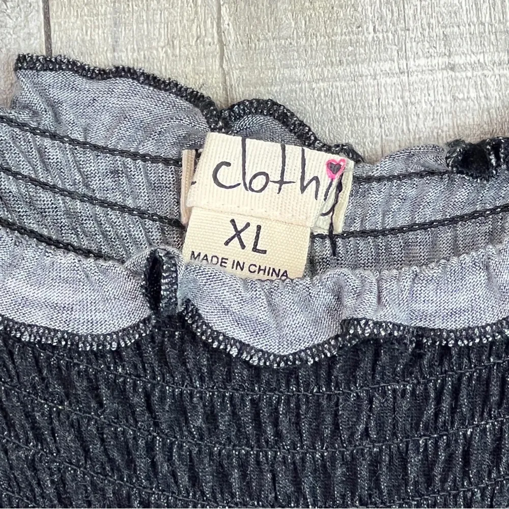 One Clothing Size XL Animal Print Sleeveless Dress Ruffled Straps Flowy - Image 5