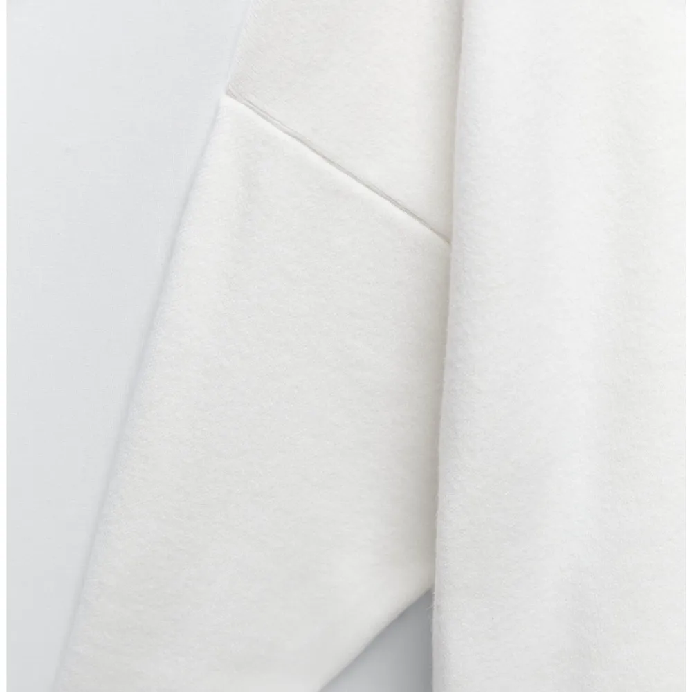 Zara Soft‎ High Neck Sweater in Ivory Size Small - Image 2