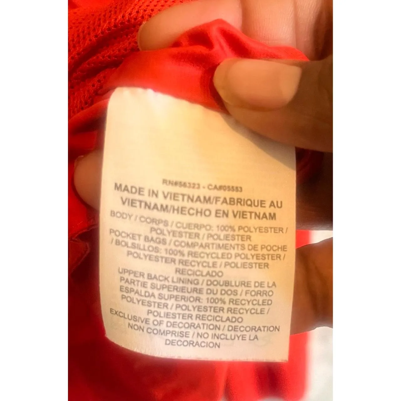 NNike Lightweight Red Burgundy Sportswear Windrunner Hooded Zip‎ Up Jacket M - Image 9