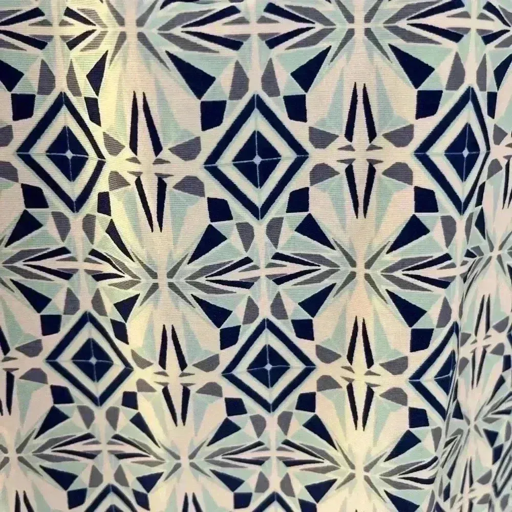 Helen Jon Rash Guard 1/4 Zip Blue and White Size Medium - Image 3