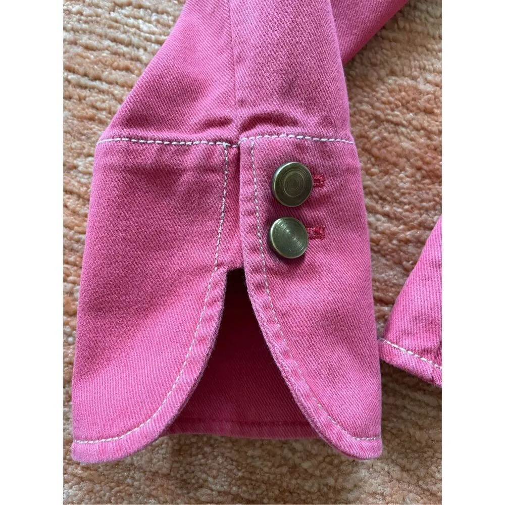 THINK TANK Pink Cotton blazer Pink - Image 3