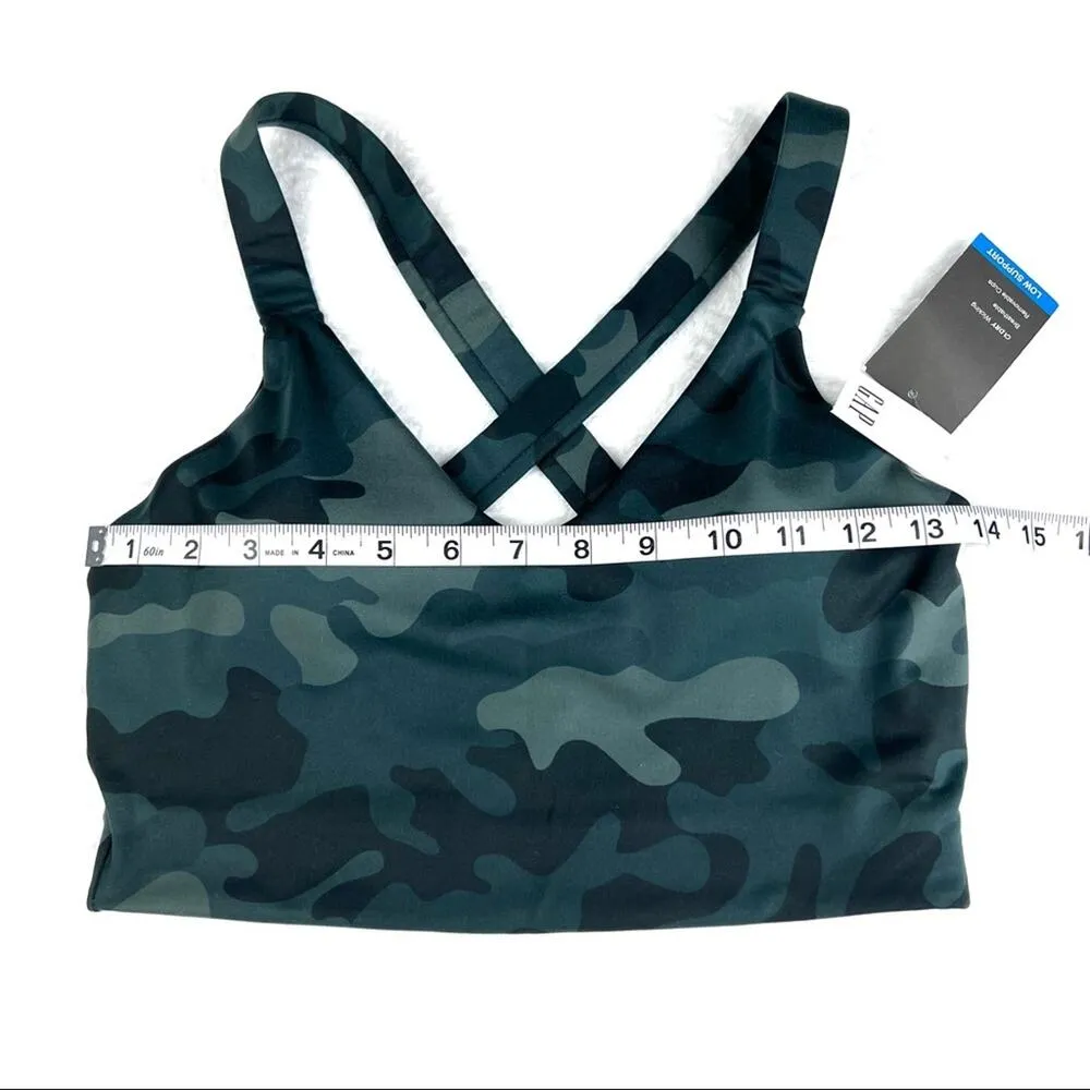 Gap Fit Womens  Long Line Sporty and Athletic Camo Style Sports Bra - Image 9