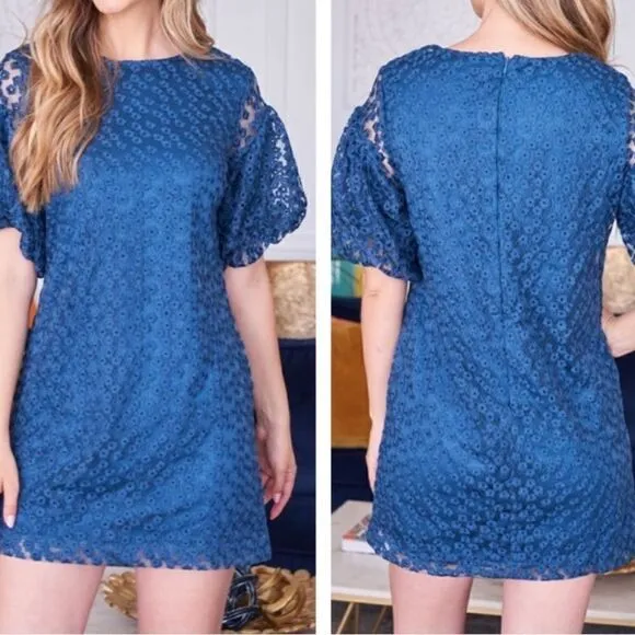 Floral Lace Mini  Dress‎ - Image 6