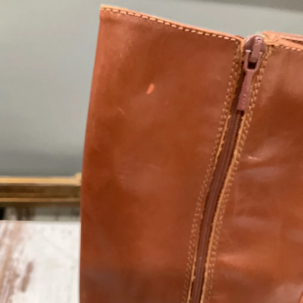 ZARA MADE IN SPAIN LEATHER  BOOTS - Image 3