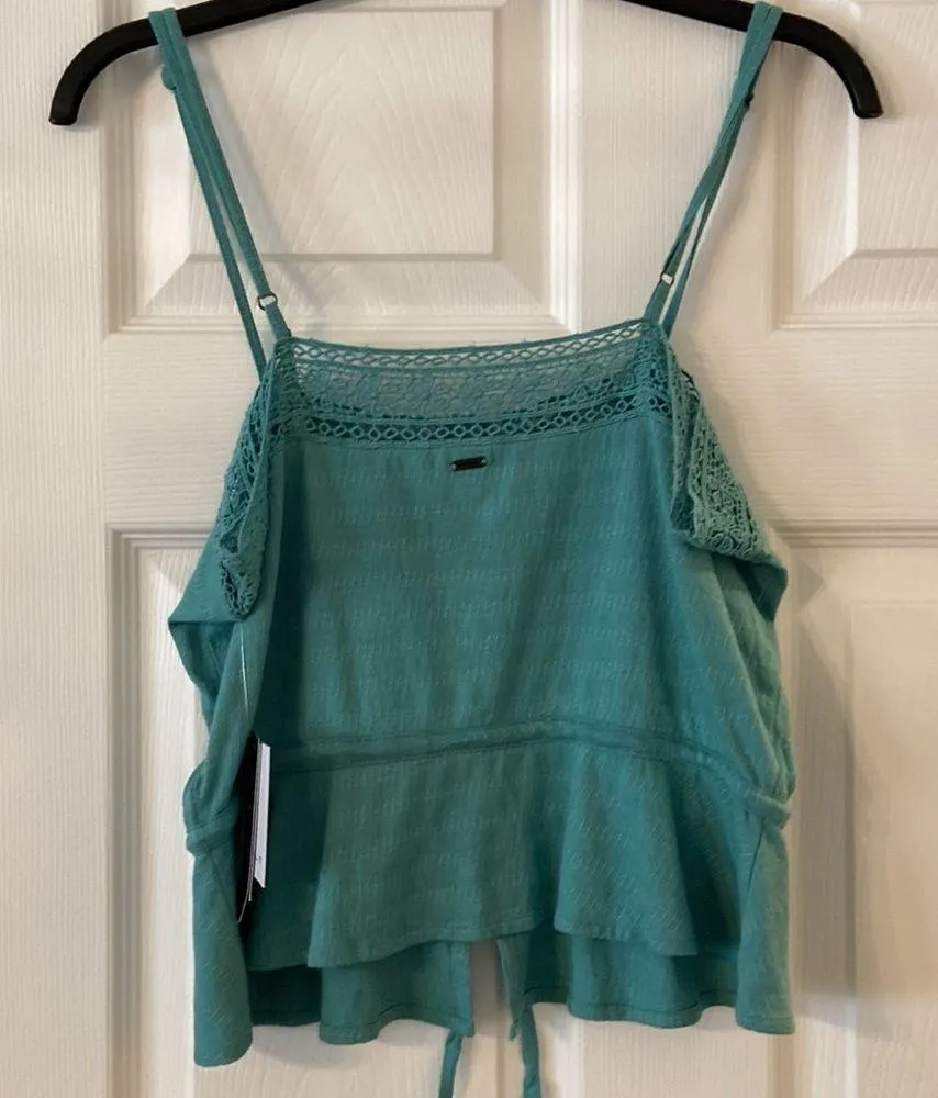 ONeill Shirt size XS brand new length 13” bust 30” teal color - Image 5