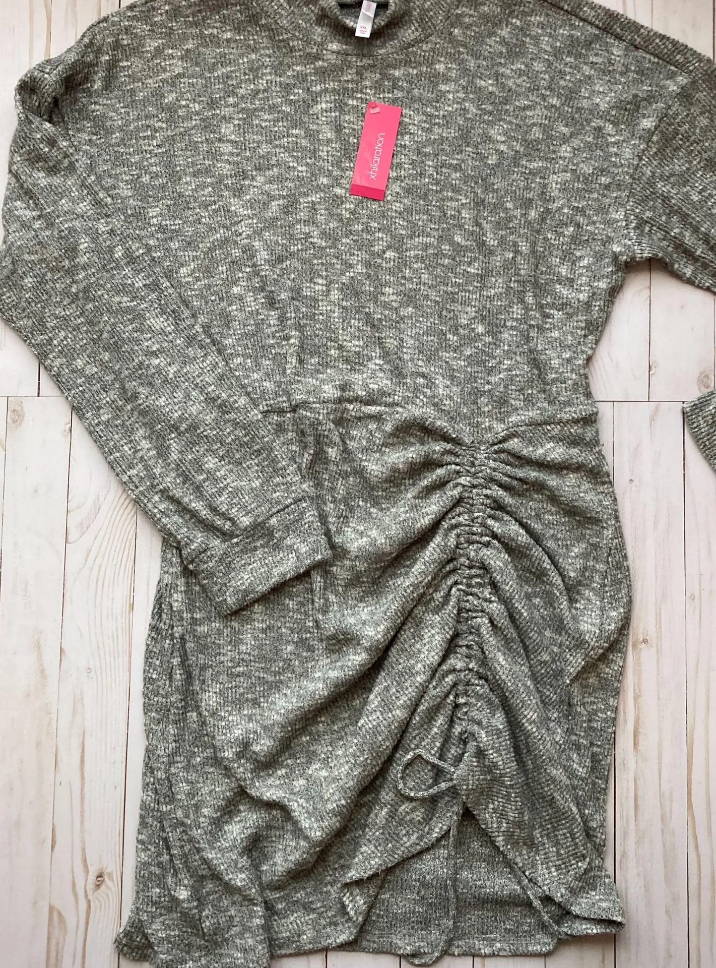 Sweater Scrunched Dress Sz XXL NWT - Image 3