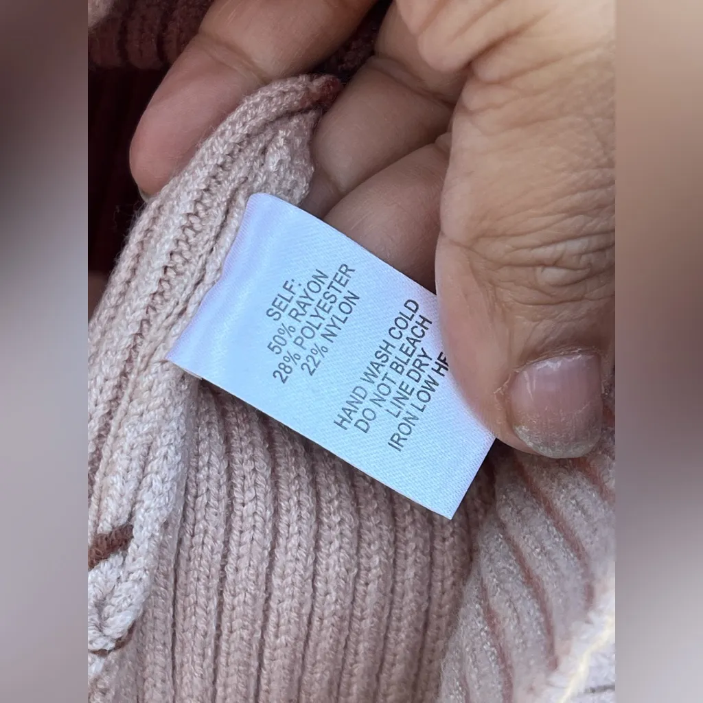 Lulus Morro Brown Multi Striped Ribbed Off-the-Shoulder Sweater - Image 11