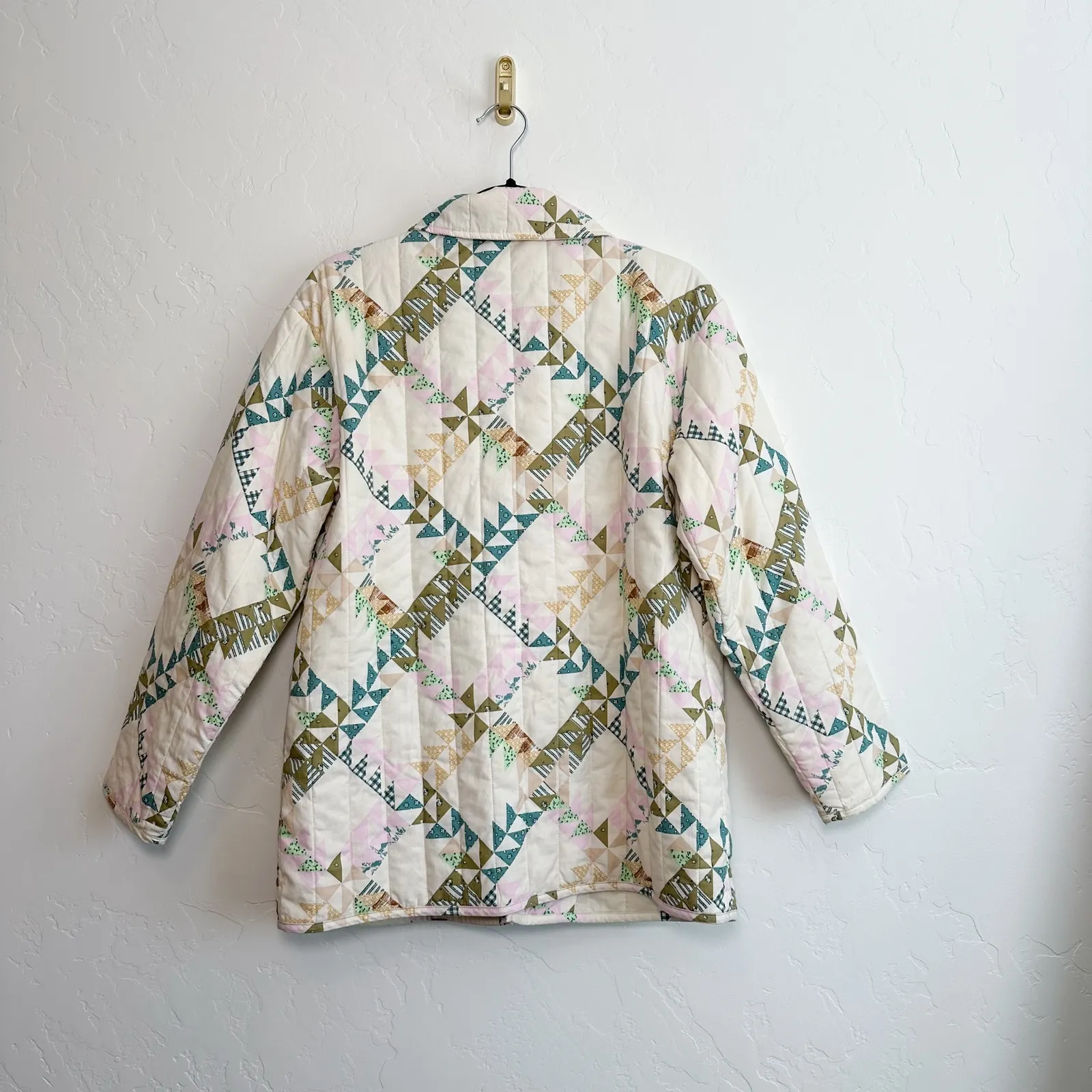 Universal Threads Universal Thread | Quilted Patchwork Button Up Jacket Multicolor - Image 6