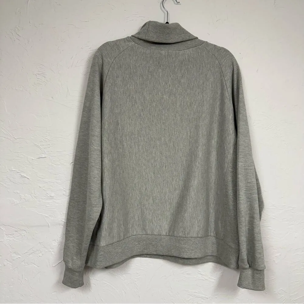 Champion Reverse Weave Grey Turtleneck Sweater Womens 2X Pullover Casual Boxy - Image 10
