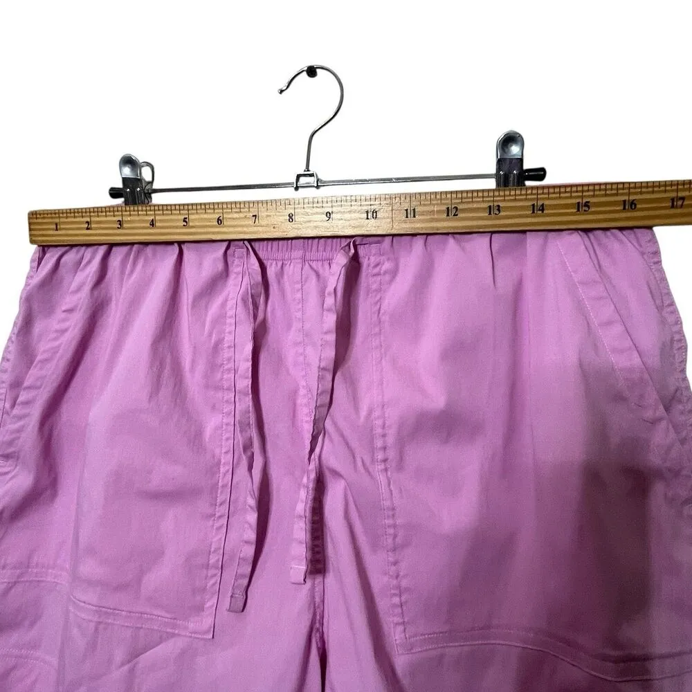 Lululemon High Rise Poplin Pants Women’s Size Large Quick Drying Cotton Blend Pink - Image 8