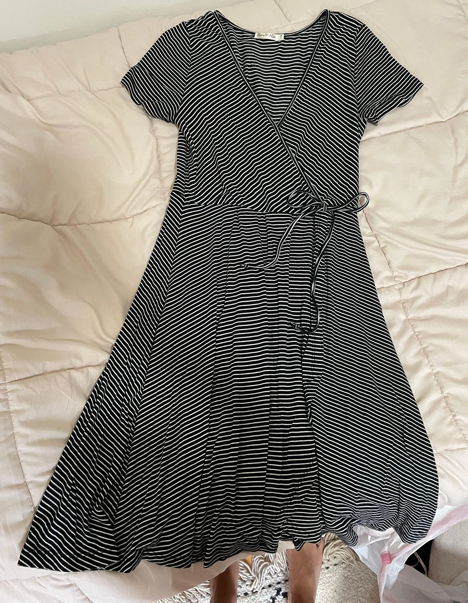 Striped Casual Dress - Image 4