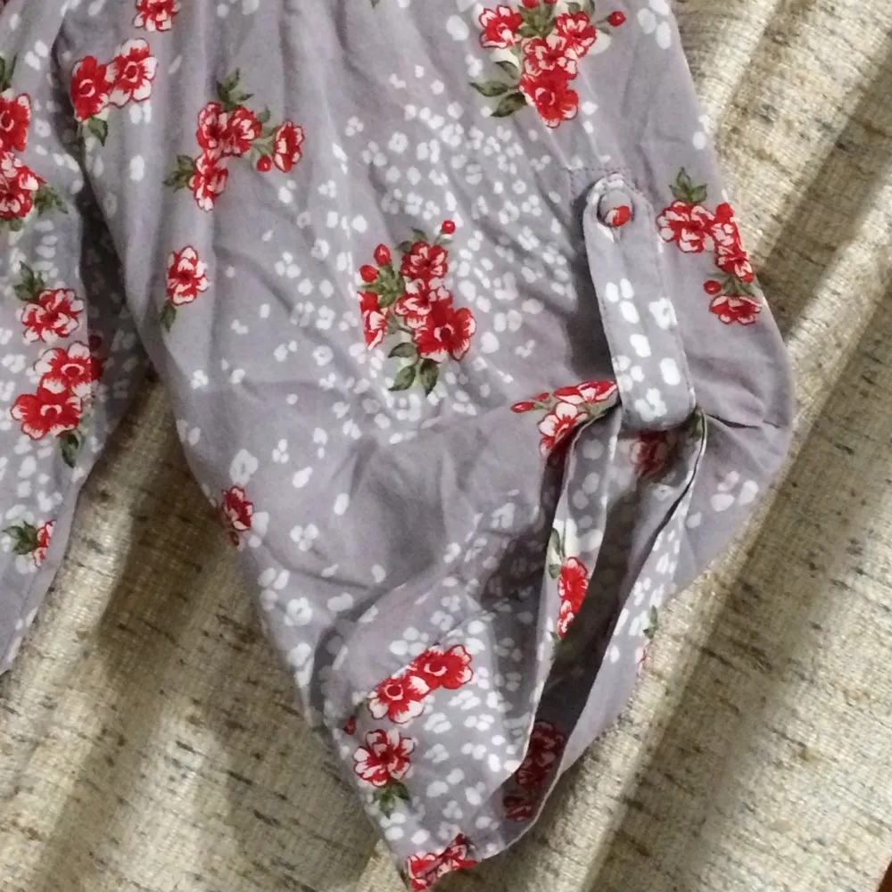 Harper Leopard Floral Button Front Challis Blouse - 2X - Image 4