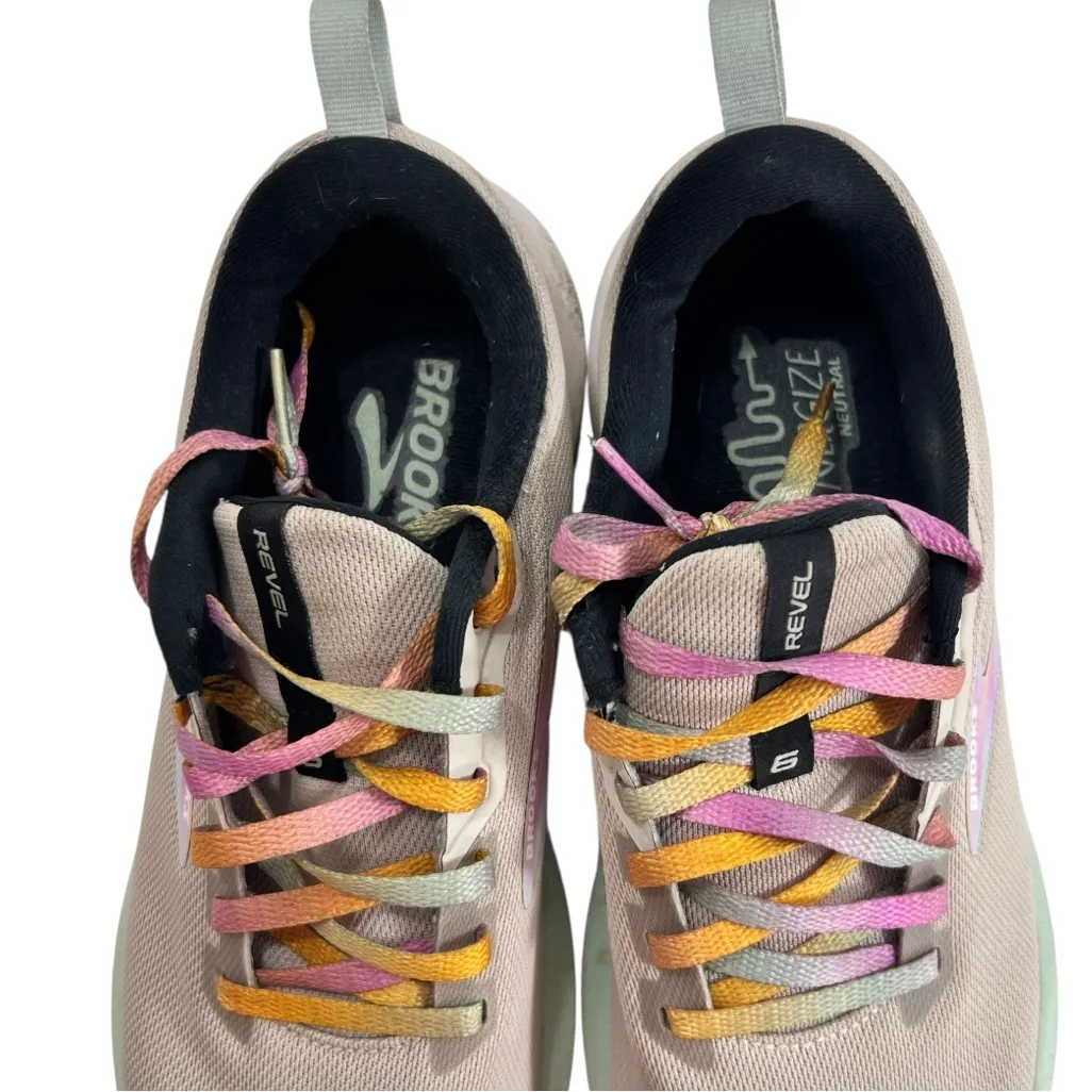 Brooks Revel 6 Running Shoes Sneakers Limited Edition White/Silver Lining/Black - Image 5