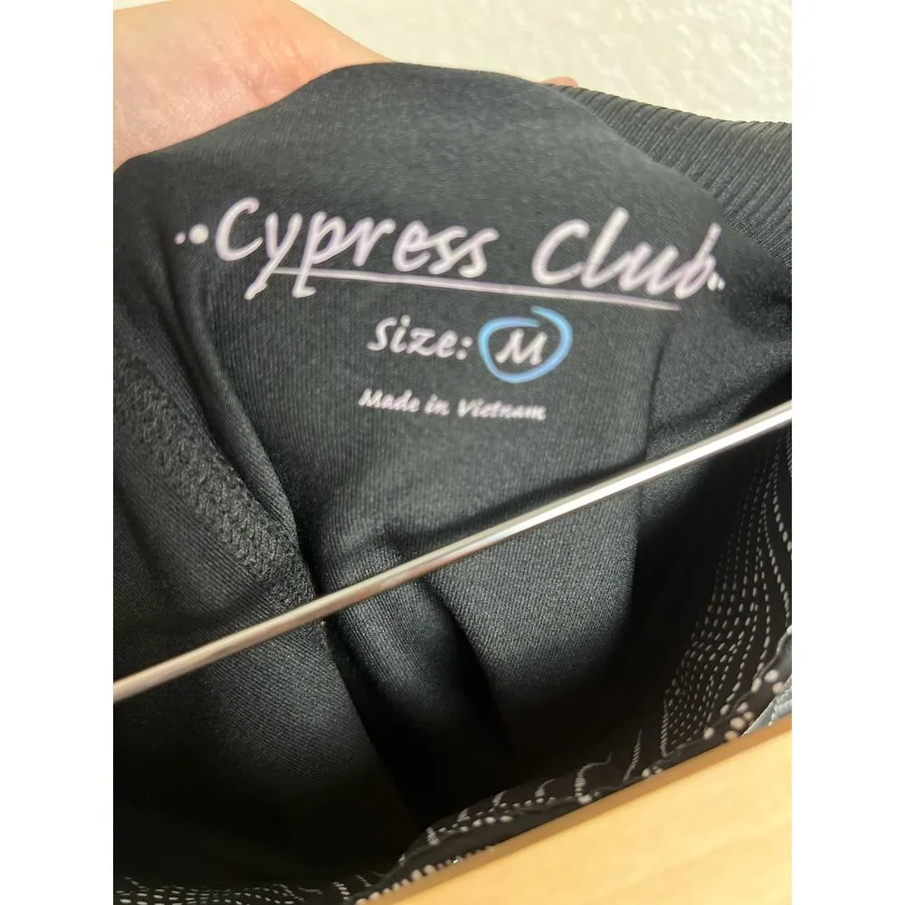 Cypress Club Black White Dotted Print Athletic Skort Size Medium - Image 7