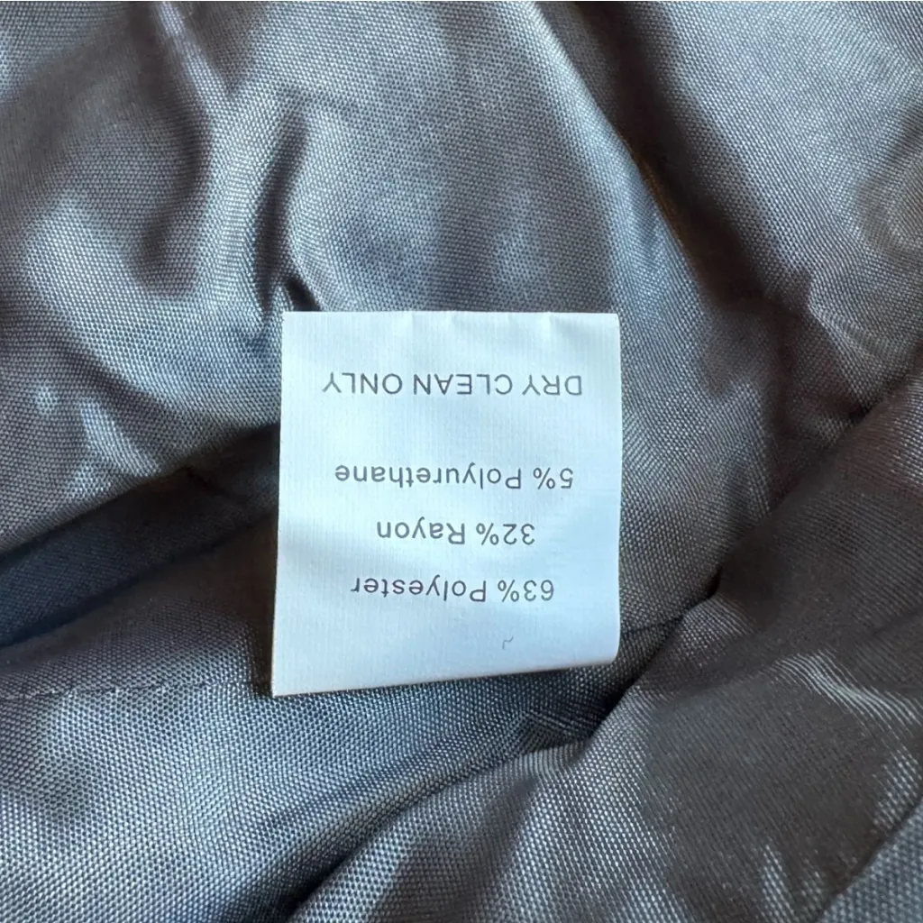 Trina Turk Los Angeles Palm Springs Grey One Button Fitted Blazer - Size 0 - Image 10