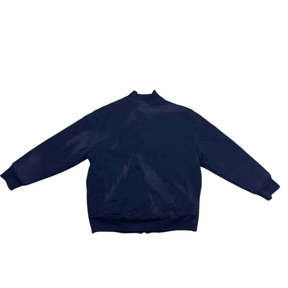 NWT Athleta Women's Retroplush Bomber Jacket Black Quilted Size L Oversized - Image 4