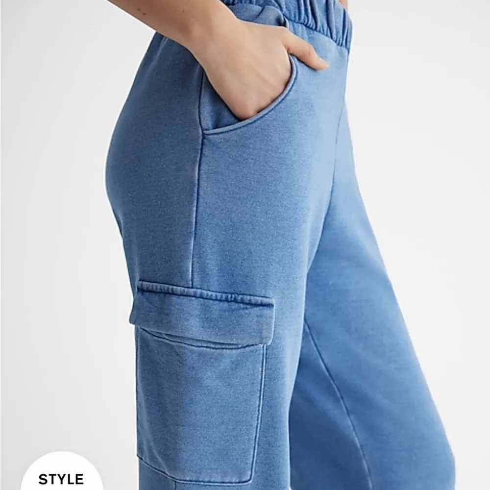 High Waisted Cargo Joggers - Image 2