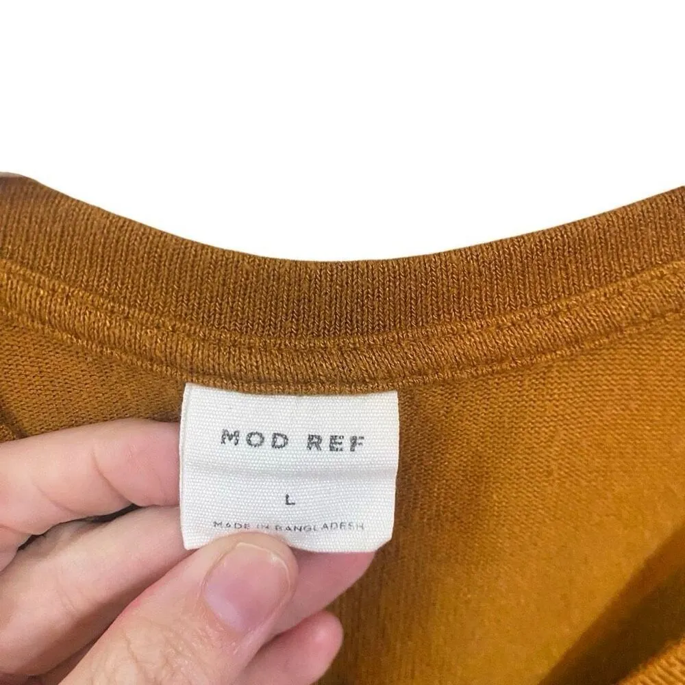 Mod ref Large capped sleeve mustard rust color - Image 3