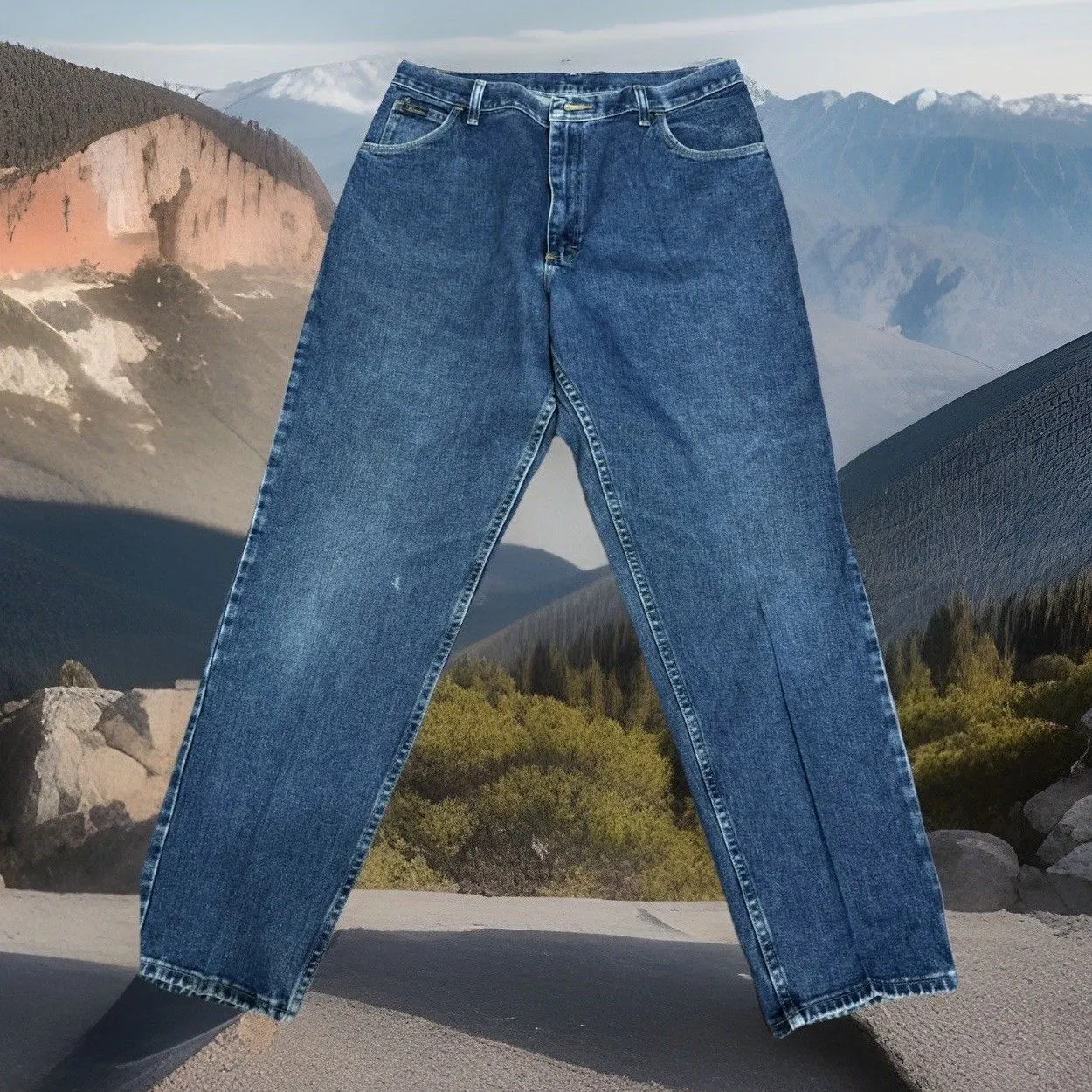 VTG Relaxed‎ Fit Grannycore Wrangler Jeans16x30” D662-036 US Deadstock - Image 2