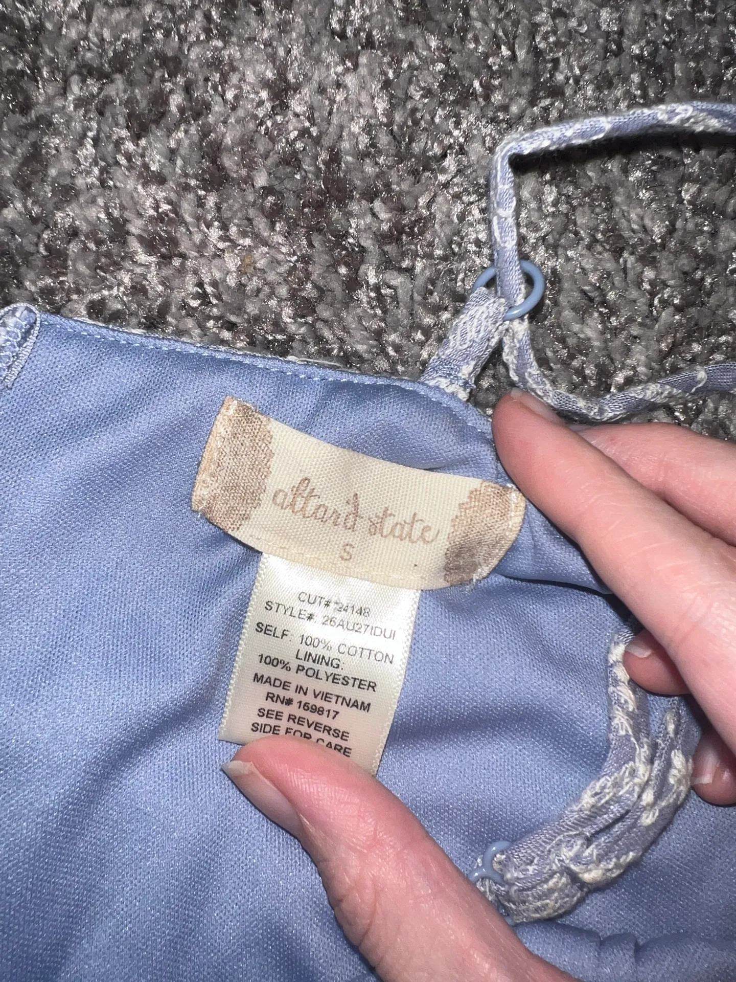 Altar'd State Blue  Mini Dress - Image 3