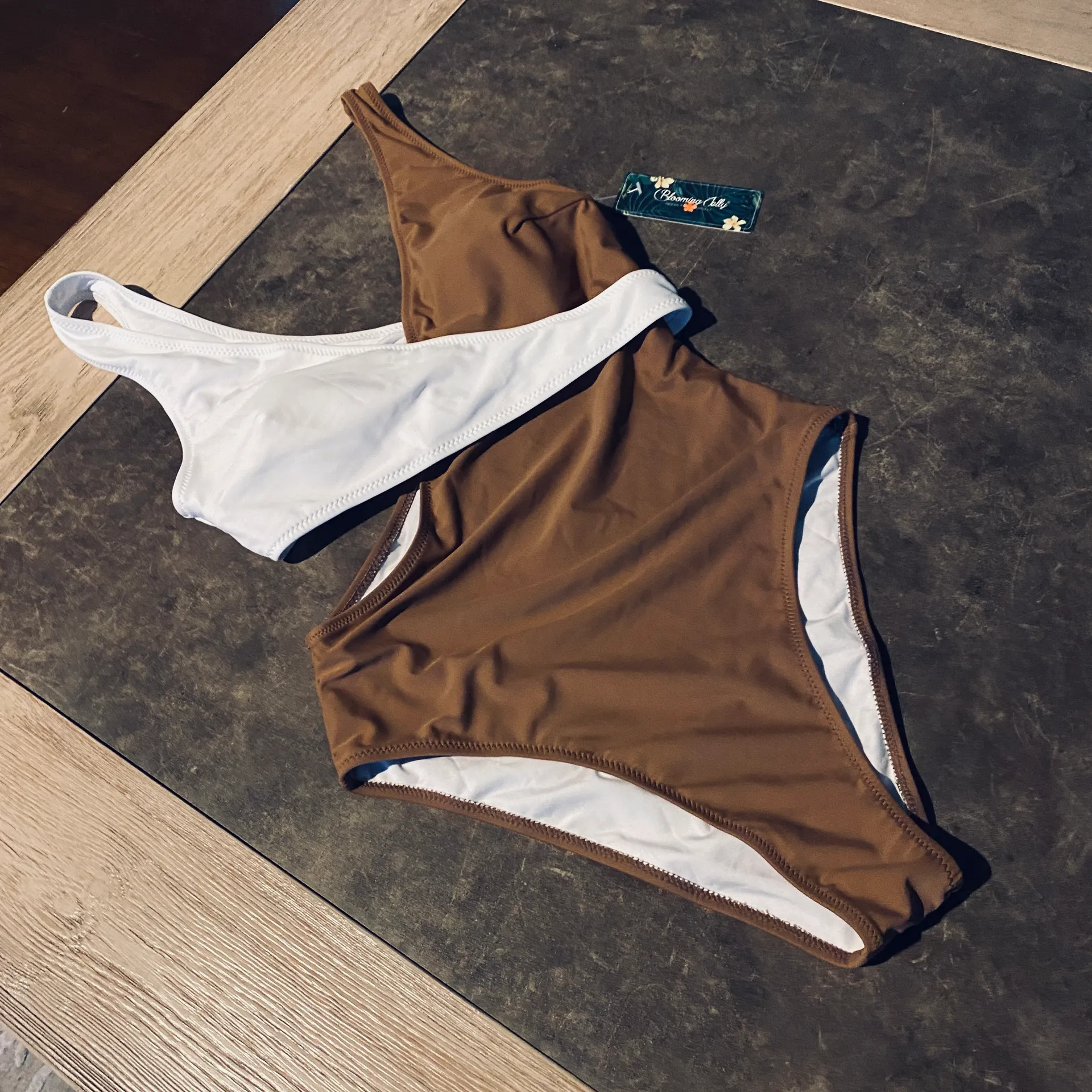 Womens One Piece Cutout Swimsuits Sexy Hig - Image 7