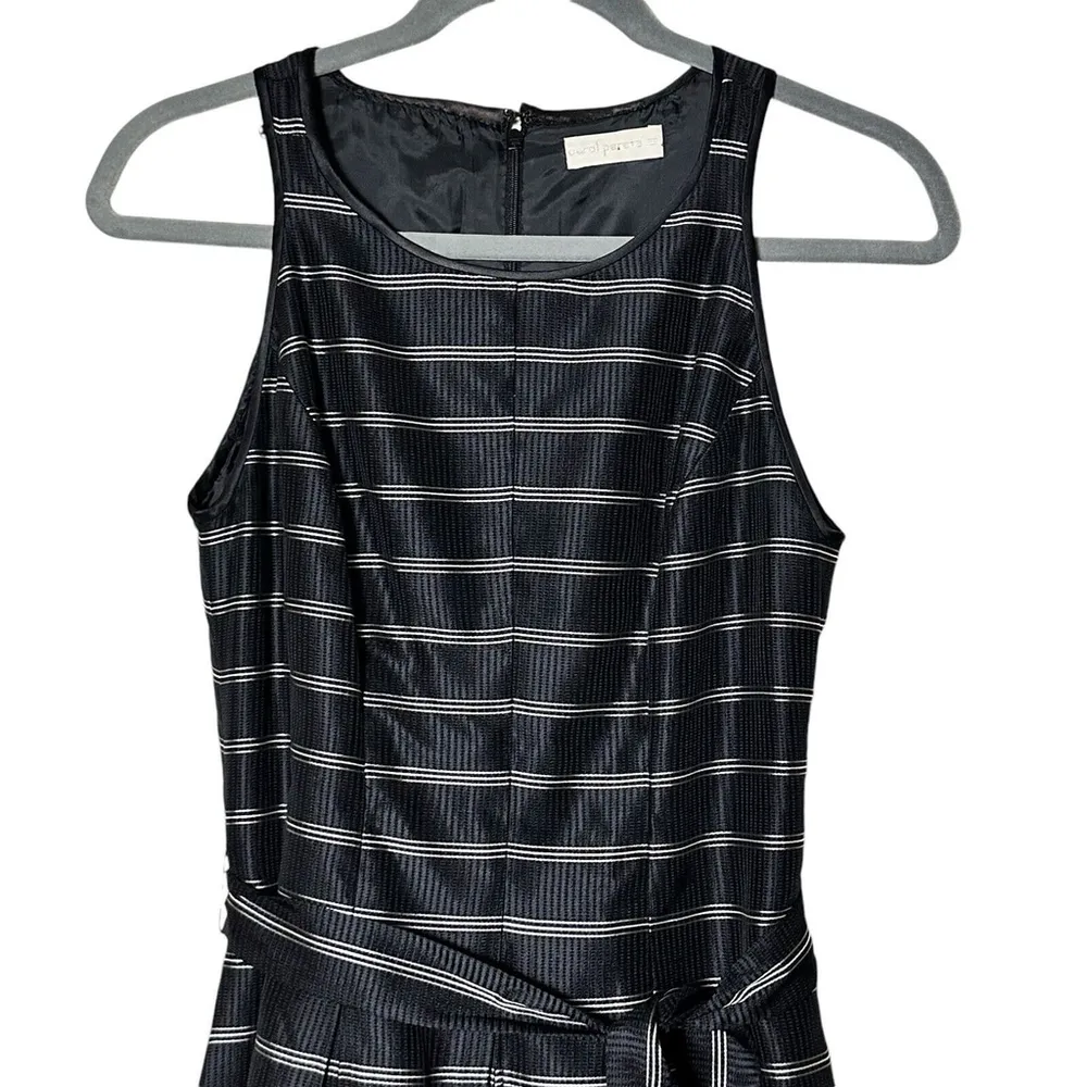 CAROL PERETZ Designer Formal Evening Dress 100% Silk Maxi Lined Black Size 6 USA - Image 7