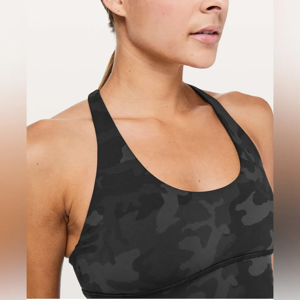 Lululemon Free To Be Moved BraIn Incognito Camo Multi Grey W2BJAS - Image 4