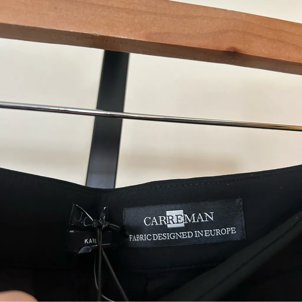 J.Crew Kate Straight Leg Pants Four-season Stretch Carreman Black $138 NWT 14T - Image 6