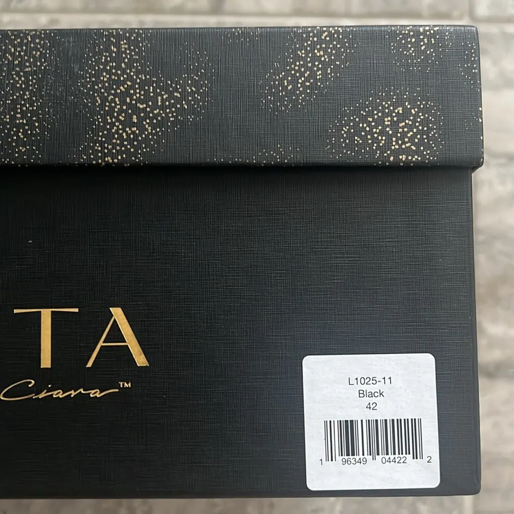 LITA by Ciara Pointed Toe Pump in Black, Size 42 New in Box - Image 8