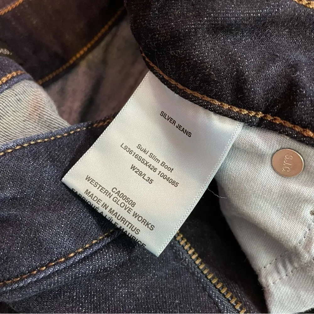 Silver Jeans Co Suki Slim Boot Bootcut Dark Wash stretch jeans womens 29 x 35 - Image 8